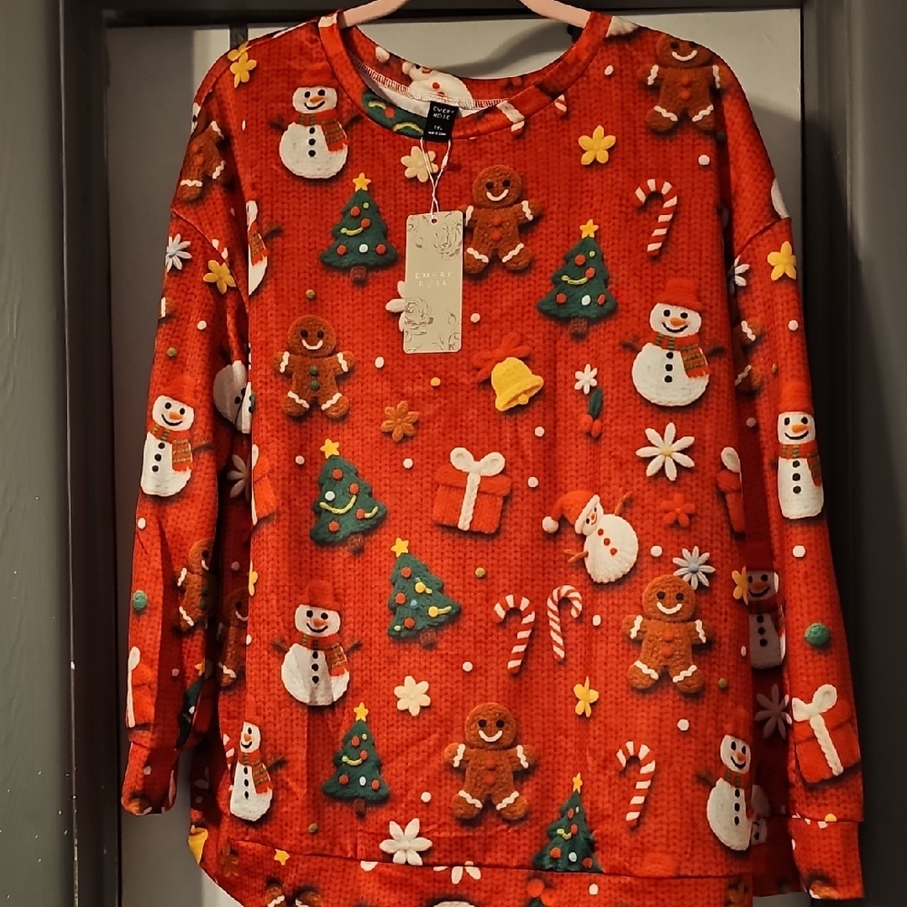 Festive Red Christmas Shirt